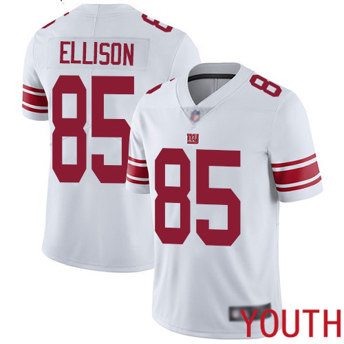 Youth New York Giants 85 Rhett Ellison White Vapor Untouchable Limited Player Football NFL Jersey